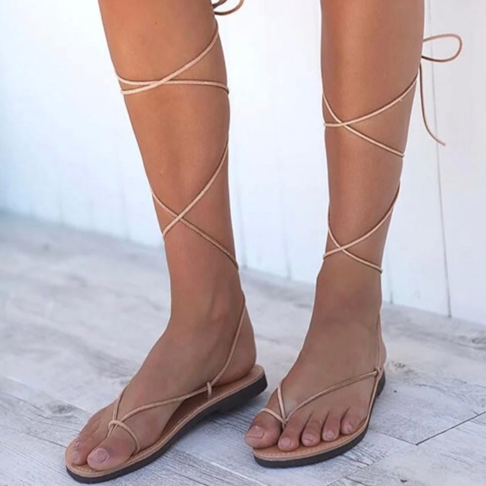 Grecian Leather Sandals